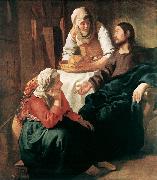 Jan Vermeer Christ in the House of Martha and Mary oil painting picture wholesale